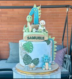 Torta scenografica dinosauro