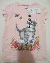 T shirt e pantaloncino per bambina