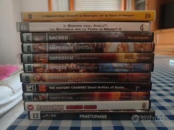 Lotto giochi pc computer vari imperium dvd CD rom