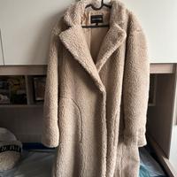Teddy coat emporio armani beige