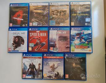 Giochi PS4/PS5 Uncharted Spiderman etc