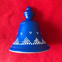 Campanella blu in terracotta