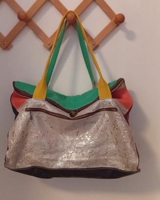 Borsa artigianale vera pelle made in Italy 