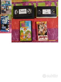 Vhs 20 pz cartoni/film/cabaret