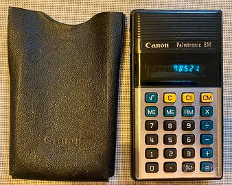 Calcolatrice Portatile Vintage Canon Palmtronic 8M