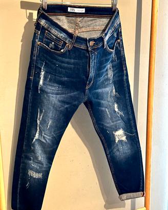 Lotto 4 Jeans Uomo ZARA Tg48/50 IT Stili Assortiti
