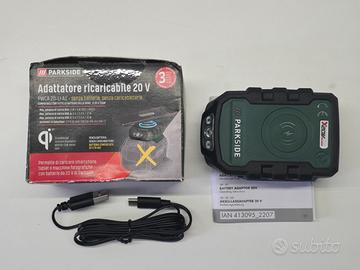 PARKSIDE CARICABATTERIA USB RICARICA WIRELESS