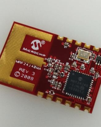 Modulo ZigBee MRF24J40MA wireless 2.4 GHz