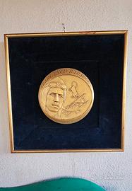 QUADRO COMMEMORATIVO FRANCESCO BARACCA VINTAGE