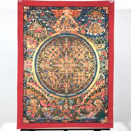 Thangka - Illuminazione Buddha - Dipinto Tibetano