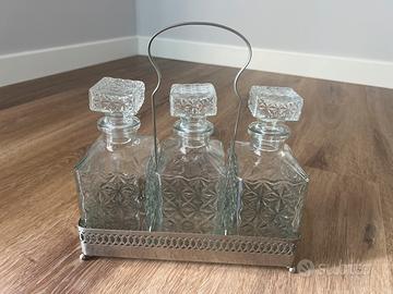 Bottiglie porta liquori whisky