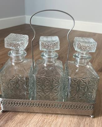 Bottiglie porta liquori whisky