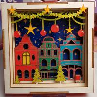 Decorazione natalizia (15x15x4cm)