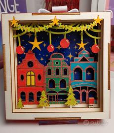 Decorazione natalizia (15x15x4cm)