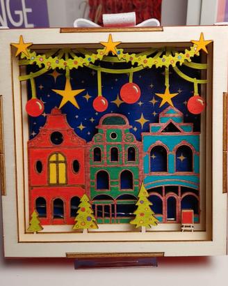 Decorazione natalizia (15x15x4cm)