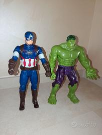 marvel avengers - Hulk e capitan America