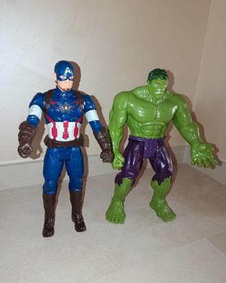 marvel avengers - Hulk e capitan America