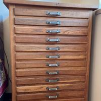 Cassettiera da tipografo