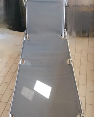 Lettino sdraio da mare, piscina o giardino