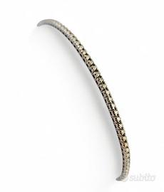 Bracciale Tennis ct 0,60-20cm Oro Bianco 18kt-750