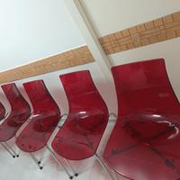 Sedie Calligaris ICE rosse