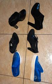 Set 3 paia di scarpe donna num 35/36/37 