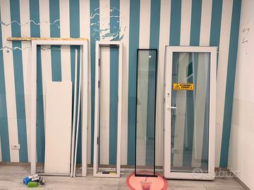 Porta finestra con serratura