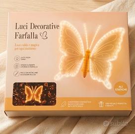 Luci Decorative LED a Forma di Farfalla 40cm