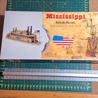 MODELLO NAVE IN LEGNO MISSISSIPPI