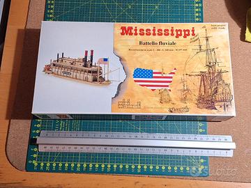 MODELLO NAVE IN LEGNO MISSISSIPPI