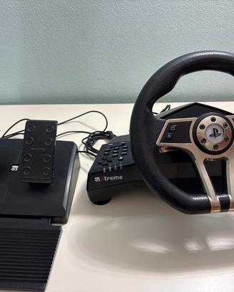 Volante e pesaliera PlayStation PS3 PS4