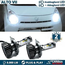 KIT LED H4 per Suzuki Alto 7 Luci Bianche CANbus