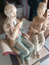 scultura +gallo in ceramica 