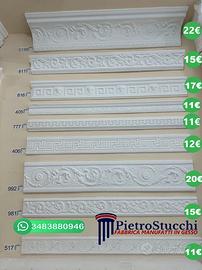 modanatura in gesso con greca classica cornice