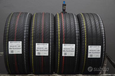 4 pneumatici michelin 205/45 r17 88v tu19333