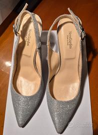 Scarpe Décolleté Eleganti Argento Nero Giardini