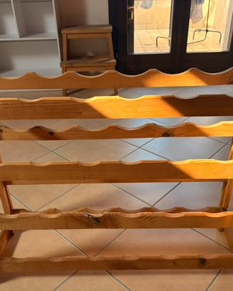 Portabottiglie in legno
