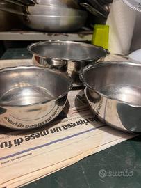 Insalatiere vintage acciaio inox