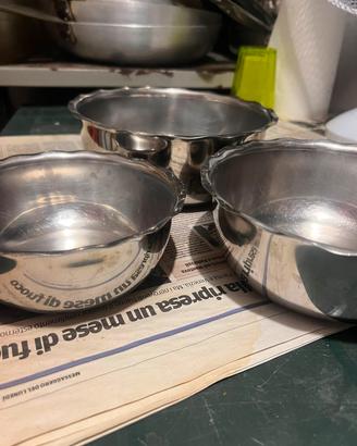 Insalatiere vintage acciaio inox