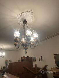 splendido lampadario antico