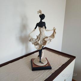 STATUA GIUSEPPE ARMANI "PRIMA DONNA" BLU E ARGENTO