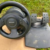 Volante e pedaliera Microsoft