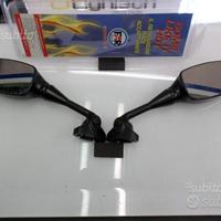 Coppia specchietti universali per cupolino moto