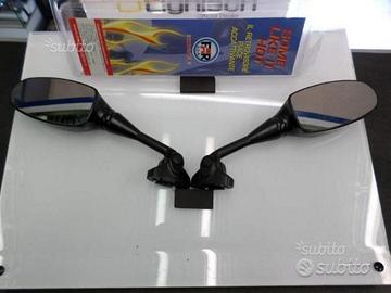 Coppia specchietti universali per cupolino moto