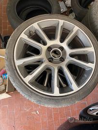 8 cerchioni del abarth  con gomme semi nuove