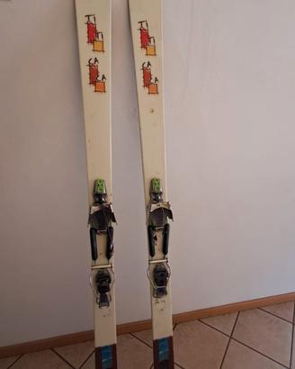 Sci artigianale 185cm con attacco BD da telemark