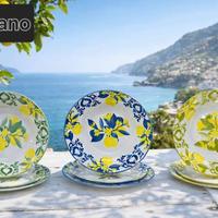 Set 18 piatti ceramica artigianale linea costiera