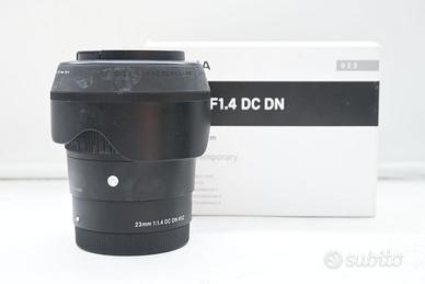 Sigma 23mm F1.4 DC DN Contemporary x Sony