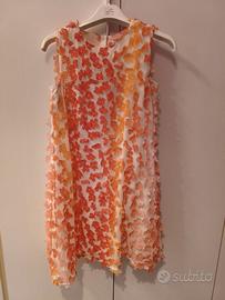 Abito elegante bambina con fiori 3D