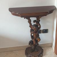 consolle angolare in stile barocco arredo elegante